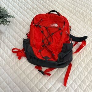 The North Face Men's Backpack in Red and Black